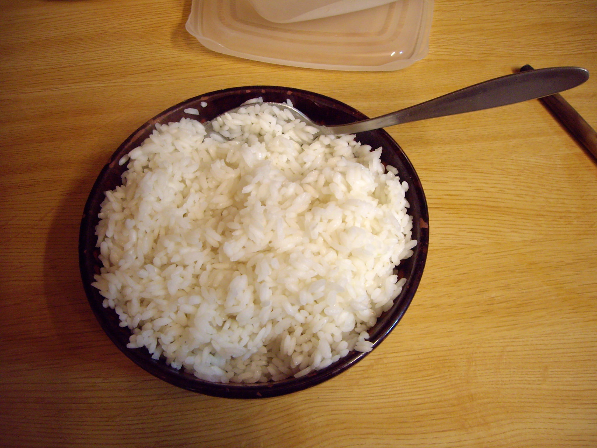 Imagem de um prato de arroz